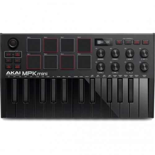 AKAI MPK Mini MK3 Control keyboard Pad controller MIDI USB Black image 2