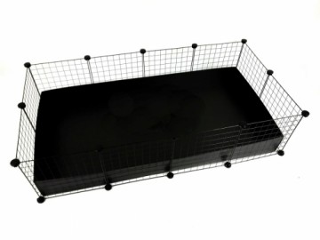 C&C Modular cage 4x2 145 x 75 cm black