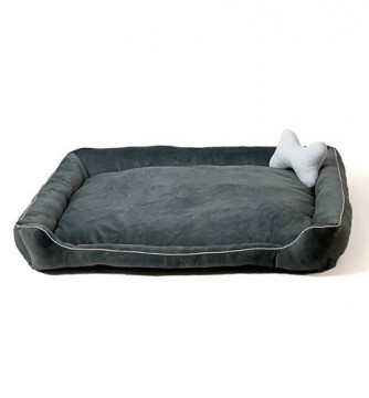 GO GIFT Lux graphite - pet bed - 95 x 70 x 9 cm
