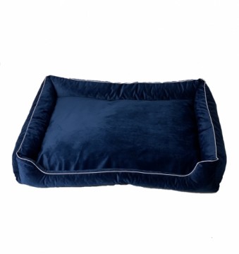 GO GIFT Lux navy blue - pet bed - 95 x 70 x 9 cm