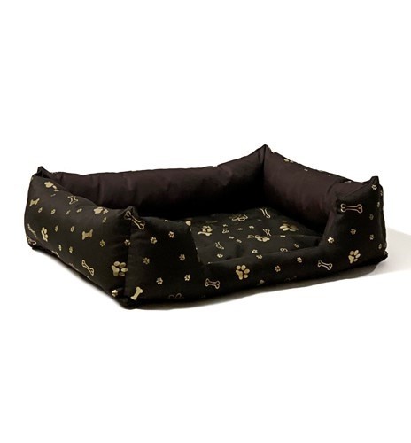 GO GIFT Dog bed L - brown - 65x45x15 cm image 1