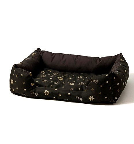 GO GIFT Dog bed L - brown - 65x45x15 cm image 2