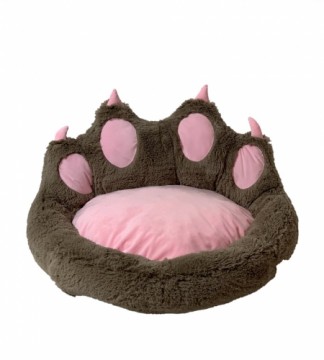 GO GIFT Dog and cat bed - brown - 75x75 cm