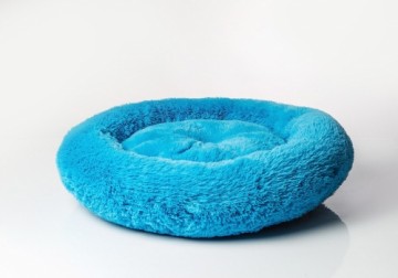 GO GIFT Shaggy blue L - pet bed - 66 x 66 x 10 cm