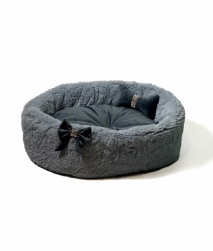 GO GIFT Grey XL pet bed - 65 x 60 x 18 cm