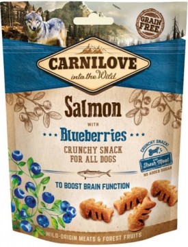 CARNILOVE Fresh Crunchy Salmon+Blueberry dog treat - 200 g