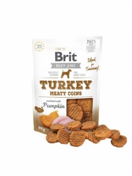 BRIT Turkey Meaty Coins - dog treat - 80 g