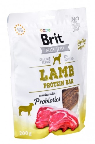 Brit Jerky Lamb Protein Bar - Lamb - dog snack - 200 g image 2