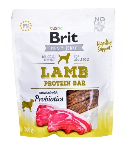 Brit Jerky Lamb Protein Bar - Lamb - dog snack - 200 g image 3