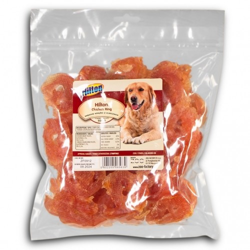 HILTON Soft Chicken Ring - Dog treat - 500 g image 1