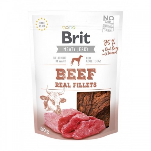 BRIT Meaty Jerky Beef Fillets - dog treat - 200 g image 2