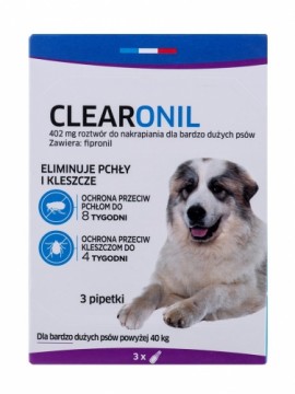 FRANCODEX Clearonil Large breed -  anti-parasite drops for dogs - 3 x 402 mg