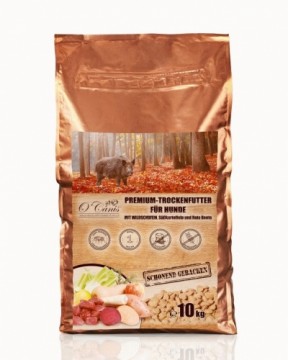 O'CANIS dry roasted dog food- flavored with wild boar, sweet potato and beetroot-10 kg