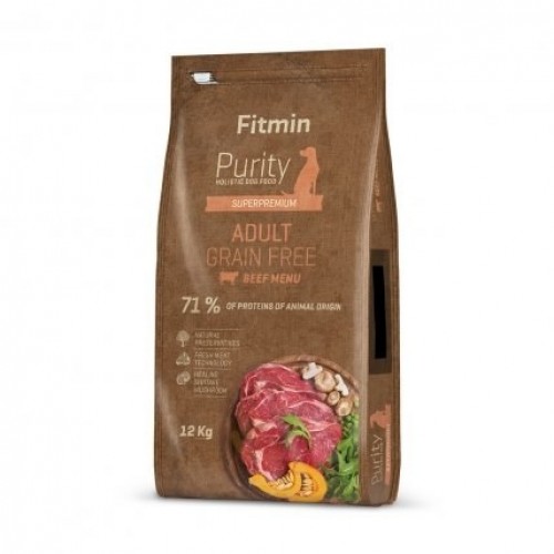 FITMIN Dog Purity Grain Free Adult Beef - dry dog food - 12 kg image 1