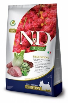 FARMINA N&D N&D Quinoa Digestion Lamb Mini Adult - dry dog food - 800g