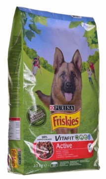 Purina Nestle PURINA Friskies Active - dry dog food - 10 kg