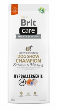 BRIT Care Hypoallergenic Adult Dog Show Champion Salmon & Herring - dry dog food - 12 kg