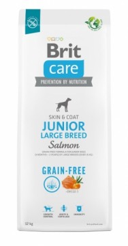 BRIT Care Junior Large Breed Salmon - dry dog food - 12 kg