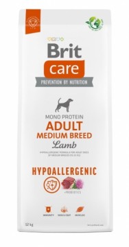 BRIT Care Hypoallergenic Adult Medium Breed Lamb - dry dog food - 12 kg