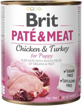 BRIT Paté & Meat Puppy - 800g
