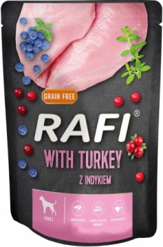 DOLINA NOTECI RAFI - Wet dog food - turkey, blueberry, cranberry 300 g