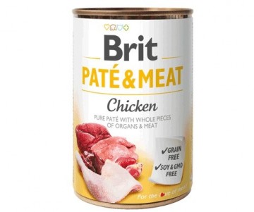 BRIT Paté & Meat with Chicken - wet dog food - 400g