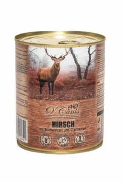 O'CANIS canned dog food- wet food- deer with buckwheat- 800 g