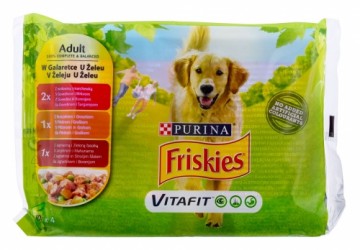 Purina Nestle PURINA Friskies Adult - Mix in jelly - wet dog food - 4 x100 g