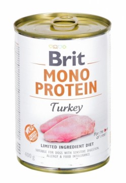 BRIT Mono Protein Turkey - Wet dog food - 400 g