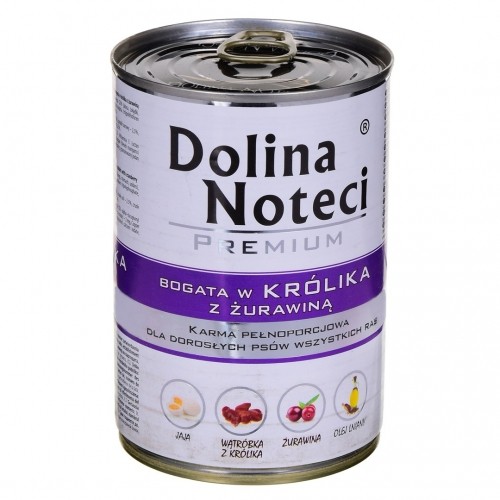DOLINA NOTECI Premium Rich in rabbit and cranberry - wet dog food - 400 g image 1