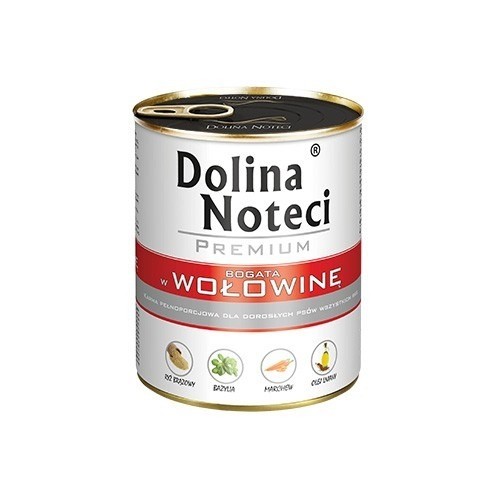 DOLINA NOTECI Premium rich in beef - wet dog food - 800g image 1