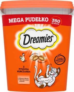 DREAMIES Mixed Flavours with Chicken and Cheese - cat treat - 2x350 g