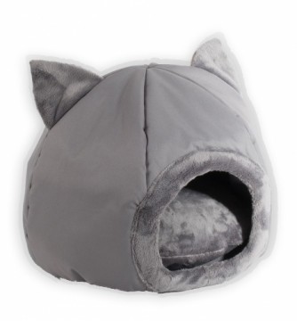 GO GIFT cat bed - grey - 40x40x34 cm