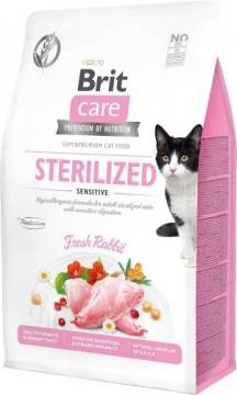 BRIT Care Grain-Free Sterilized Sensitive - dry cat food - 2 kg