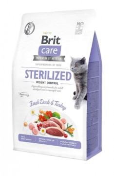 BRIT Care Grain-Free Sterilized Weight Control  - dry cat food - 2 kg
