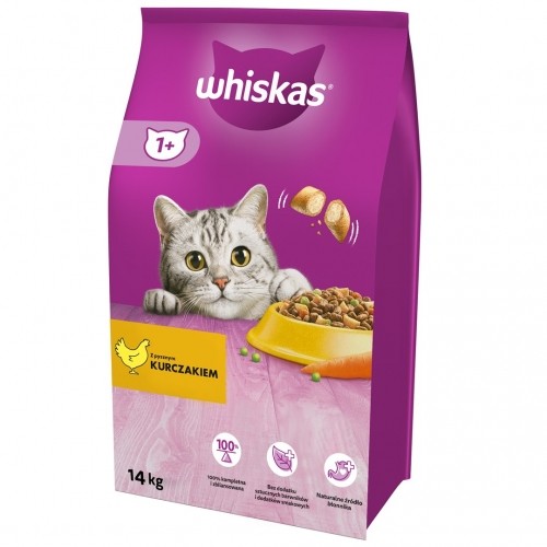 ‎Whiskas 325628 cats dry food Adult Chicken 14 kg image 1