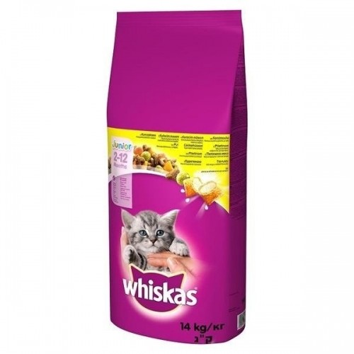 WHISKAS Junior with chicken - dry cat food - 14kg image 1