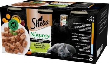 SHEBA Mixed flavours kit - wet cat food - 6x400g