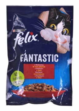 Purina Nestle Friskies Jelly Beef - Wet Cat Food - 100 g