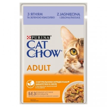 Purina Nestle CAT CHOW ADULT GiJ Lamb & Green Beans Jelly - wet cat food - 85 g
