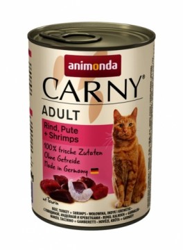 ANIMONDA Carny Adult flavour Beef Turkey and Prawns - wet cat food - 400 g