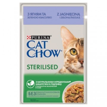 Purina Nestle CAT CHOW STERILISED GiG Lamb Green Beans in sauce 85g