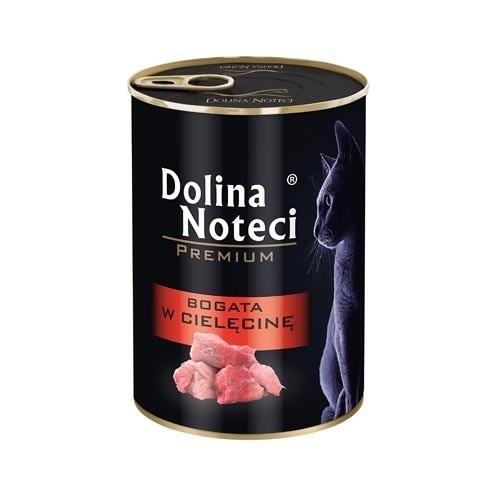 Dolina Noteci Premium rich in veal - wet cat food - 400g image 1