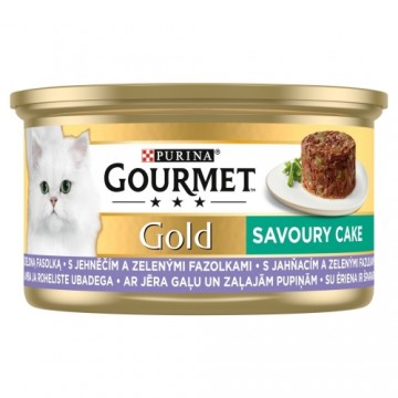Purina Nestle GOURMET GOLD - Savoury Cake with Lamb and Green Beans 85g