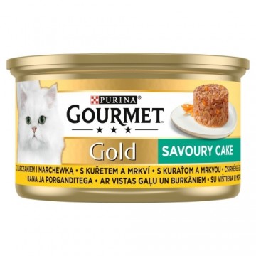 Purina Nestle GOURMET GOLD - Savoury Cake with Chicken and Carrot 85g