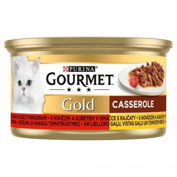 Purina Nestle GOURMET GOLD - Casserole beef and chicken 85g
