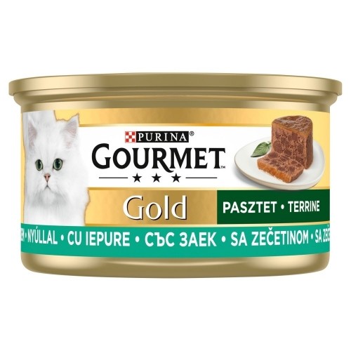Purina Nestle GOURMET Gold Rabbit - wet cat food - 85g image 1