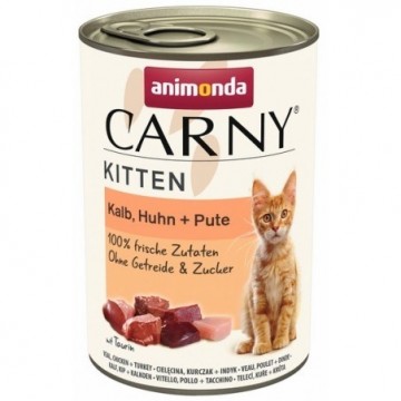 ANIMONDA Carny Kitten Veal Chicken Turkey - wet cat food - 400g
