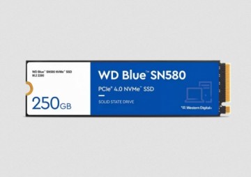 WD Western Digital Blue SN580 M.2 250 GB PCI Express 4.0 TLC NVMe