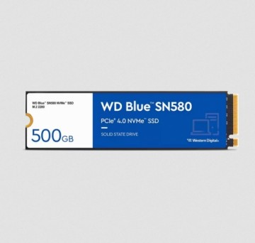 WD Western Digital Blue SN580 M.2 500 GB PCI Express 4.0 TLC NVMe